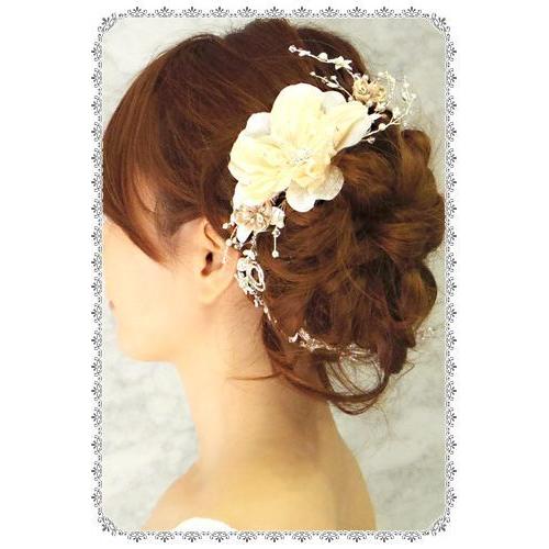 ヘッドドレス Blanc Beaute コーム ウィズリー ヘアアクセ ウエディング ブラン ボーテ_2