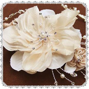 ヘッドドレス Blanc Beaute コーム ウィズリー ヘアアクセ ウエディング ブラン ボーテ_5