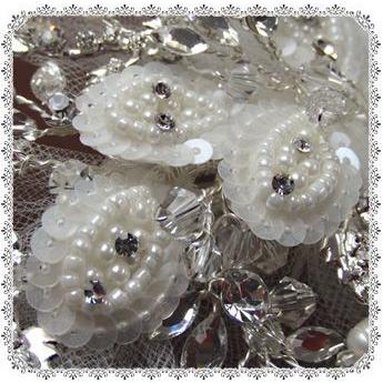 ヘッドドレス Blanc Beaute コサージュクリップ クレアラ ヘアアクセ ウエディング ブラン ボーテ_5