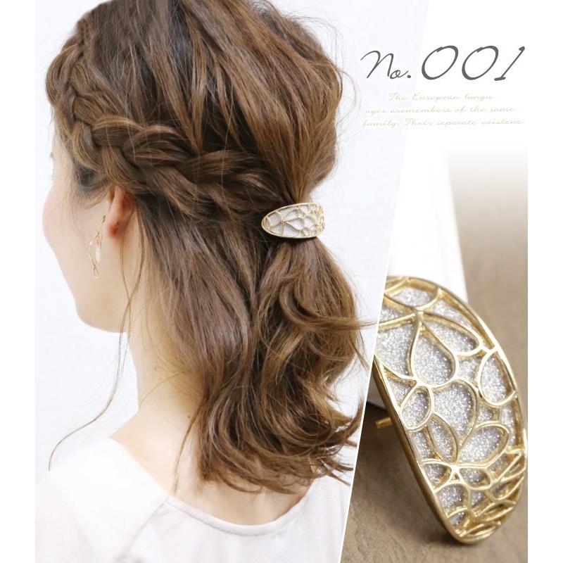 リトルムーン ヘアカフス ヘアゴム ポニーフック グリッター ラメ  