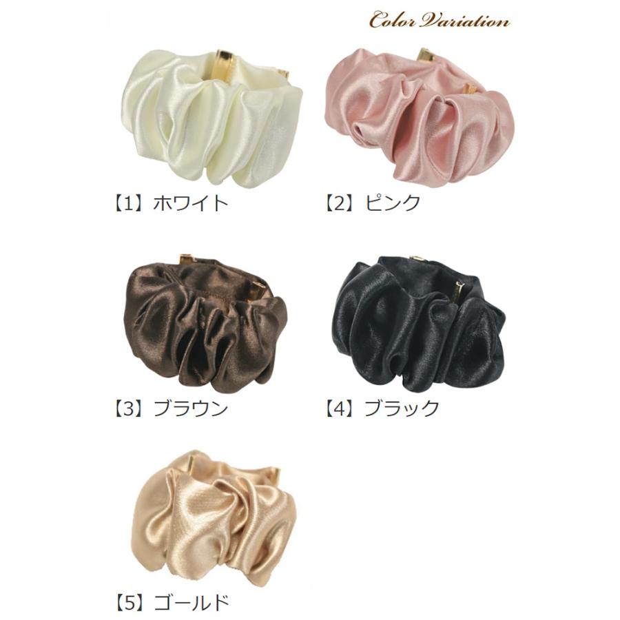 リトルムーン（Littlemoon） ヘアカフス ヘアゴム ポニーフック サテン