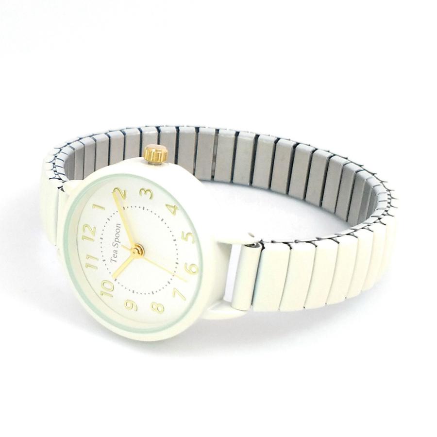 スモーキーカラー ジャバラウォッチ ブレスレットタイプ レディース腕時計 バンドがゴムのように伸る アイボリー Es Iv Es Iv Lm Lulu 通販 Yahoo ショッピング