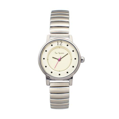 ニッケルフリー 2レヤーダイヤル ジャバラウォッチ ブレスレットタイプ レディース腕時計 バンドがゴムのように伸びる シルバー Na Sv Na Sv Lm Lulu 通販 Yahoo ショッピング