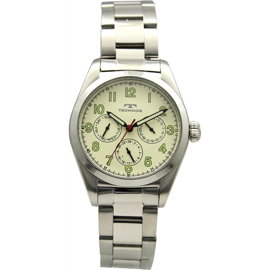 P384　可動 美品[テクノス]TECHNOS 腕時計 マルチファンクション T1544SC メンズウォッチ ラウンド アナログ T1544SC [テクノス]TECHNOS 腕時計 マルチファンクション オール