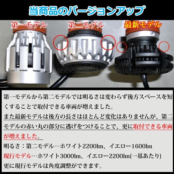 ヴォクシー イエロー発光 LEDフォグランプ【H8 H11 H16】80系 85系