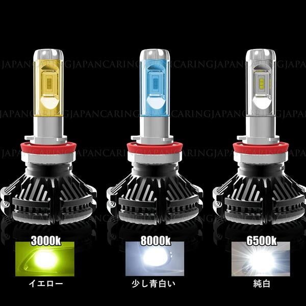 ヴォクシー イエロー発光 LEDフォグランプ【H8 H11 H16】80系 85系