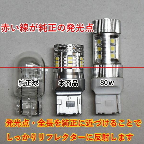 HONDA　GD/1/2/3/4 フィット　T20 LED バックランプ 2093.7ルーメン 当店最強 バックランプ専用  ホワイト 【無極性】｜lmmc｜04