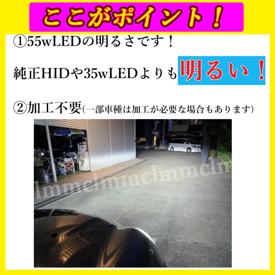 D1S LEDヘッドライト 55w 輸入車 ワーニングキャンセラー内蔵 6500k
