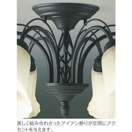 AA39690L シャンデリア  LEDランプ交換可能型 非調光 60W×8灯相当 〜14畳 電気工事不要タイプ コイズミ照明の画像