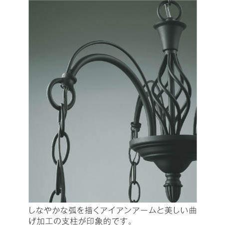 AA39690L シャンデリア  LEDランプ交換可能型 非調光 60W×8灯相当 〜14畳 電気工事不要タイプ コイズミ照明の画像