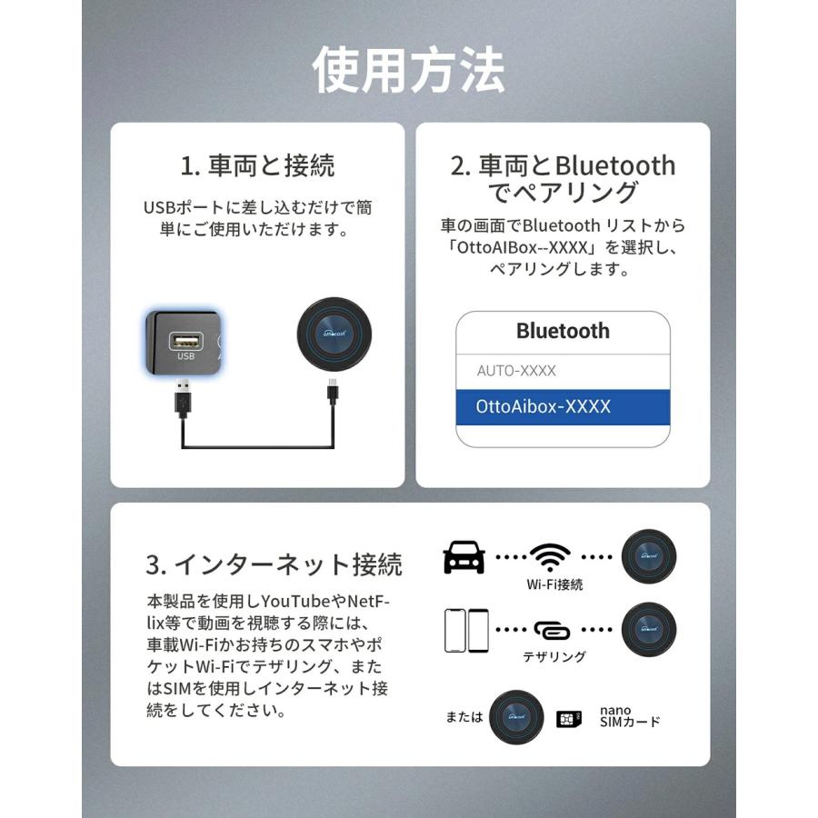 正規販売店 Ottocast [ PCS46-JB2-128 ] OTTOAIBOX I3 オットキャスト