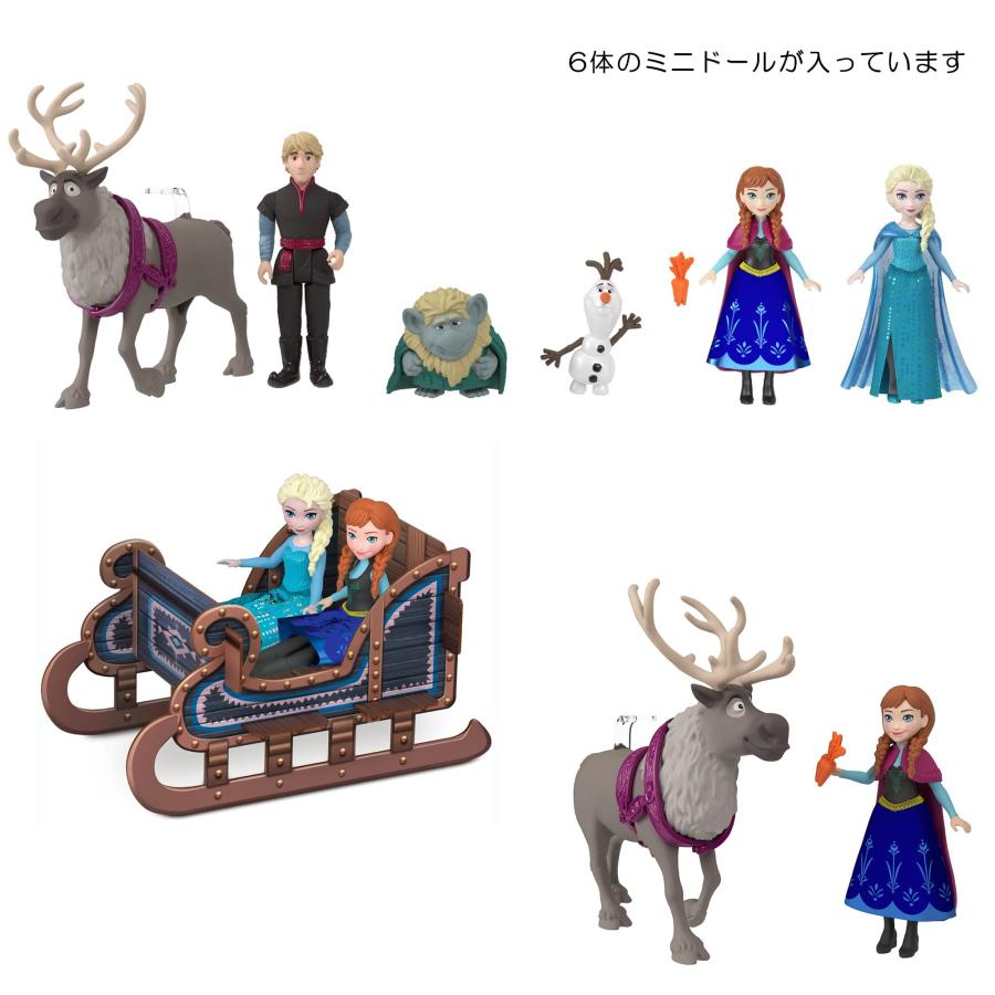 マテル MATTEL ディズニー Disney アナと雪の女王 Frozen クラシックストーリーブック ミニドール 着せ替え人形 3才~  HLX04 ラッピング対応｜lns｜03