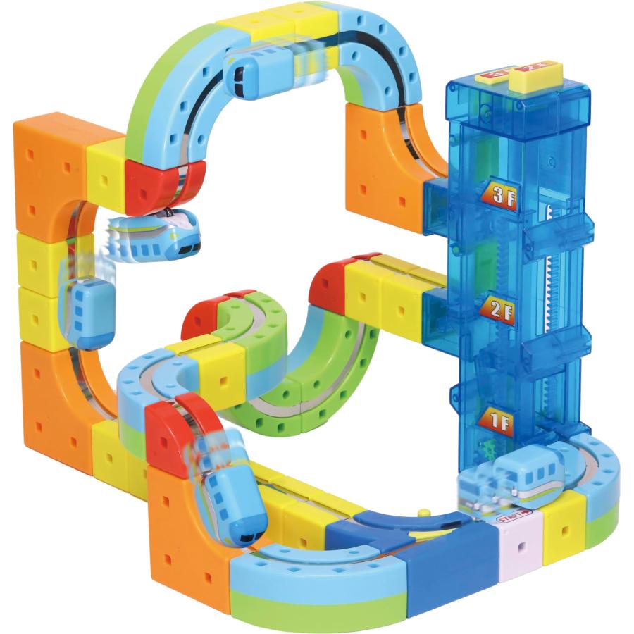 【新品】レールキューブ エレベーターセット ラッピング済み ラッピング対応 サンスマイル レールキューブ クリアメカ エレベーター