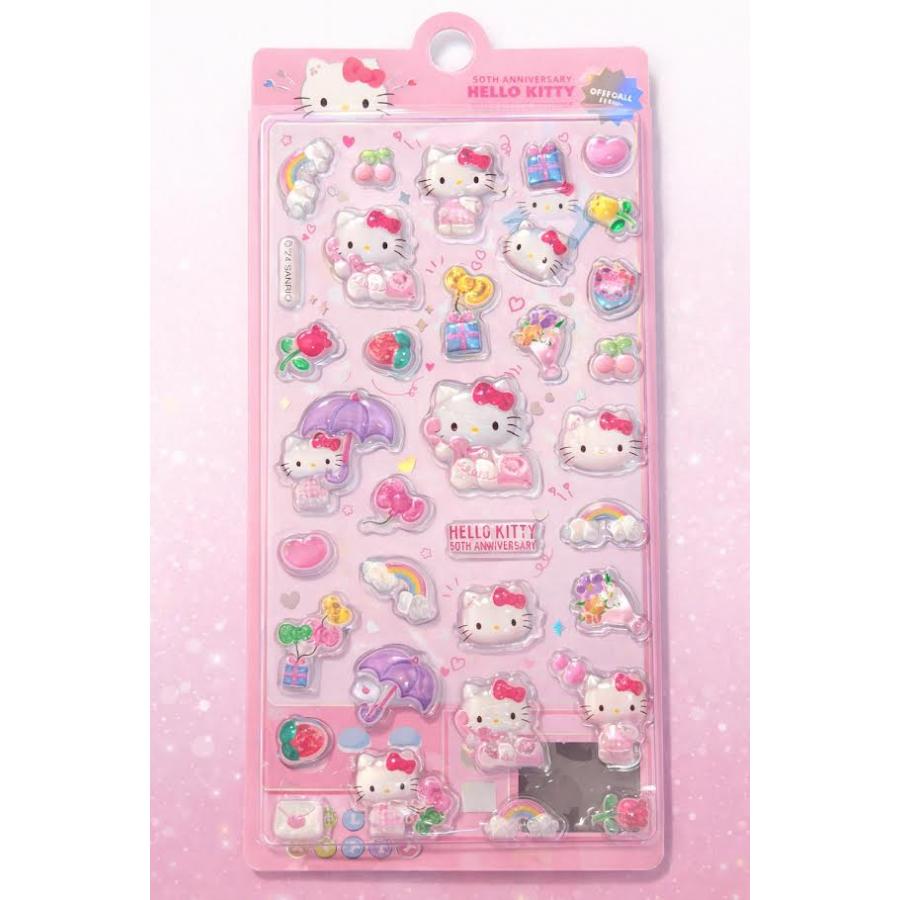 ラッピング対応 ハローキティ 3D シール ぷっくり サンリオ公式