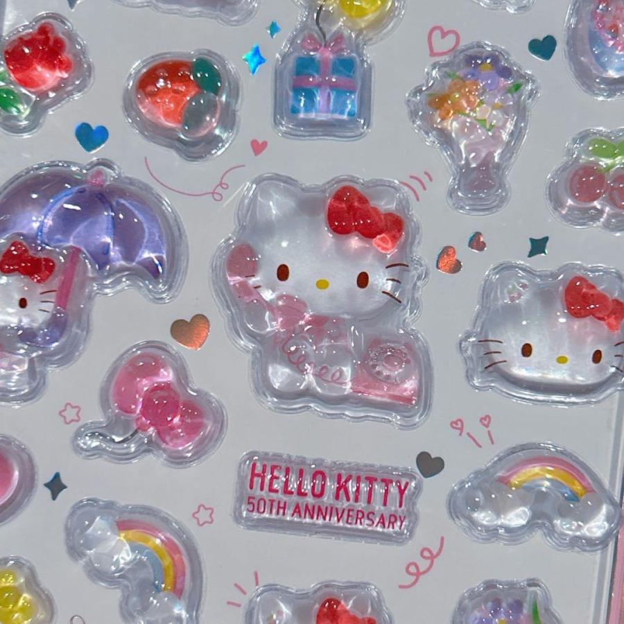 ラッピング対応 ハローキティ 3D シール ぷっくり サンリオ公式