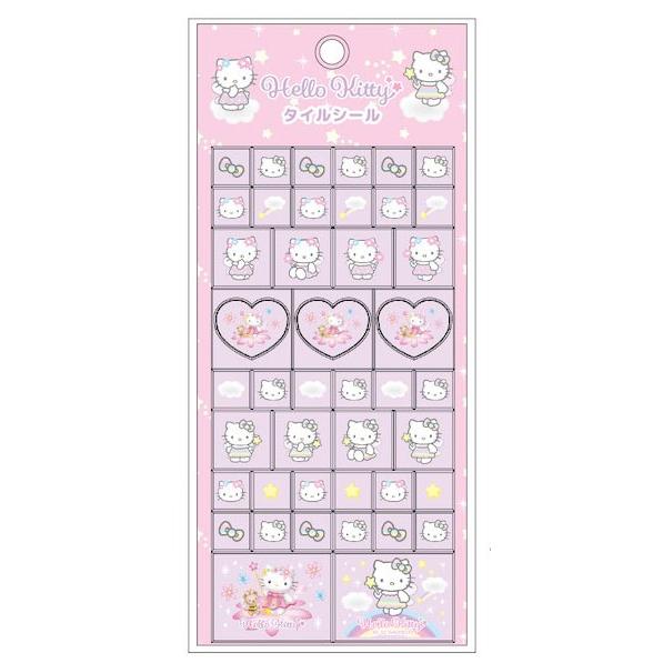 予約2026年1月末発売予定 再販 ハローキティ タイルシール マーメイド