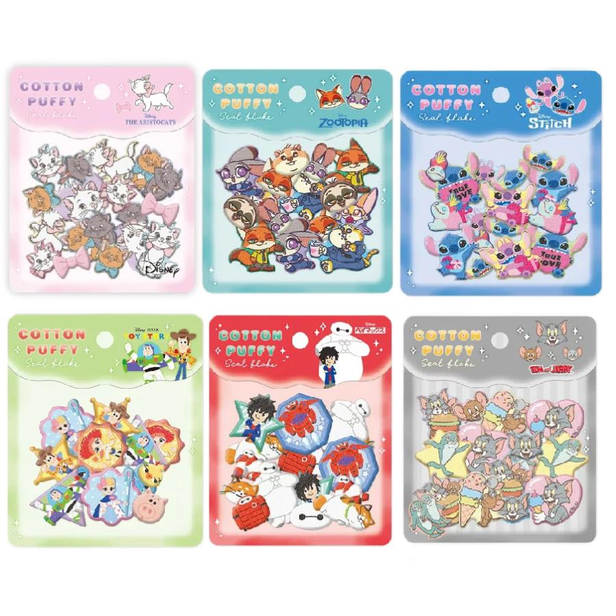コットンパフィーシールフレーク おしゃれキャット ズートピア