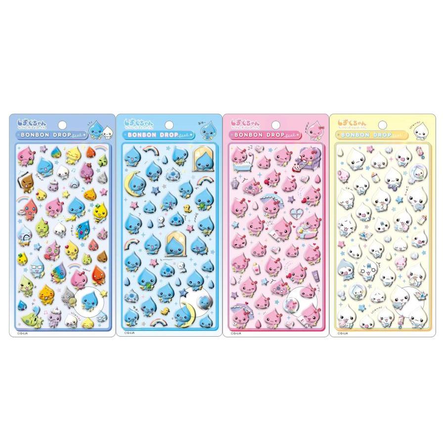 ボンボンドロップシール クーリア　6枚セット しずくちゃん 国内正規品 ラッピング対応 しずくちゃん BONBON ボンボンドロップシール 正規品