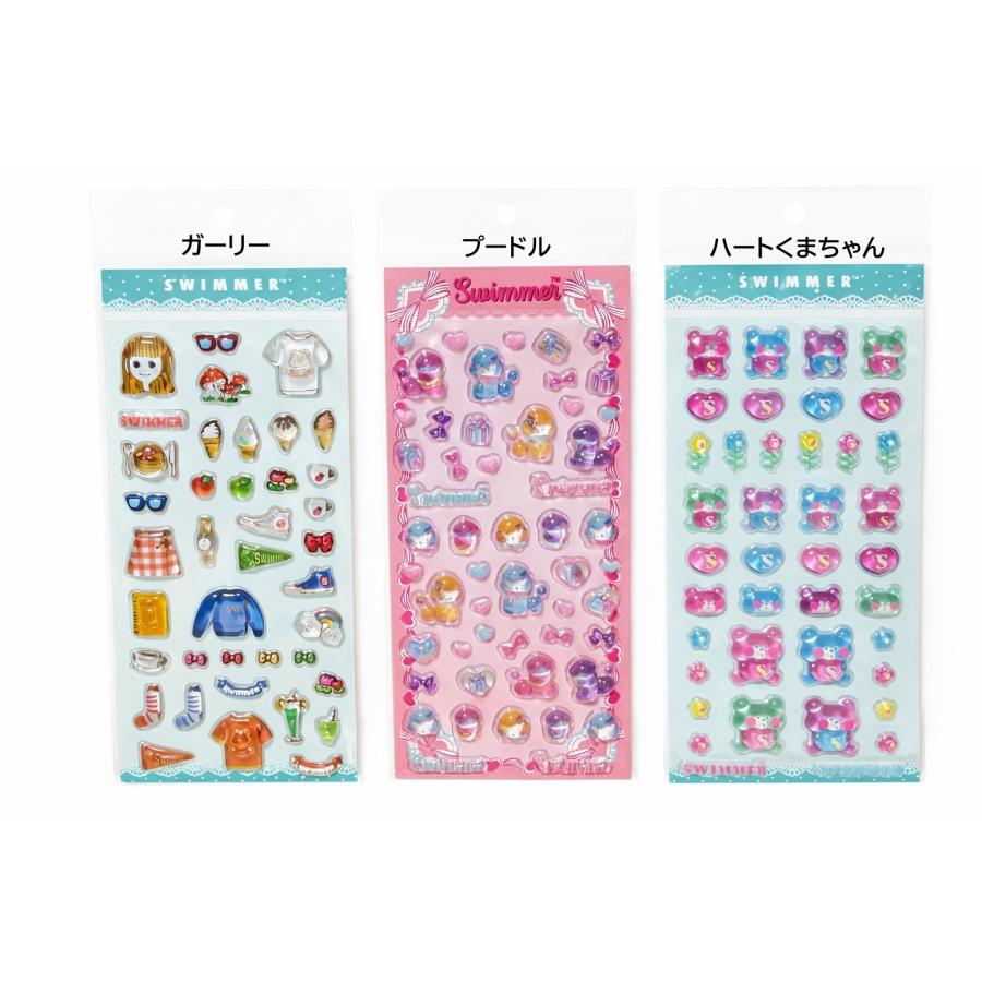 SWIMMER スイマー　シール　立体シール 11枚セット 楽天市場】【スイマー】スイマーPVC 立体シール【SWIMMER】SMST-001