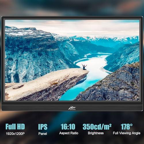 モバイルモニター 16インチ Kenowa 1920x1200 IPSパネル 178°全 モバイルモニター 16インチ Kenowa 1920x1200 IPSパネル 178°全