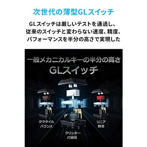 Logicool G ロジクール G ゲーミングキーボード 有線 G813 薄型 GLスイッチ リニ｜loandlu｜03