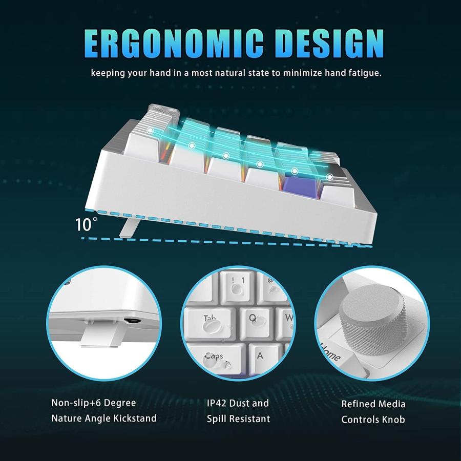 DrunkDeer A75 ラピッドトリガー 82キーノブ付き キーキャップなし Amazon | DrunkDeer A75 ラピッドトリガー メカニカルキーボード