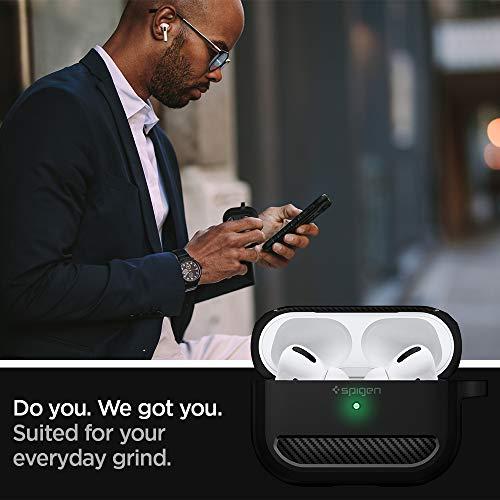 Spigen Apple AirPods Pro ケース カバー カラビナ リング 付き ワイヤレス充電｜loandlu｜03