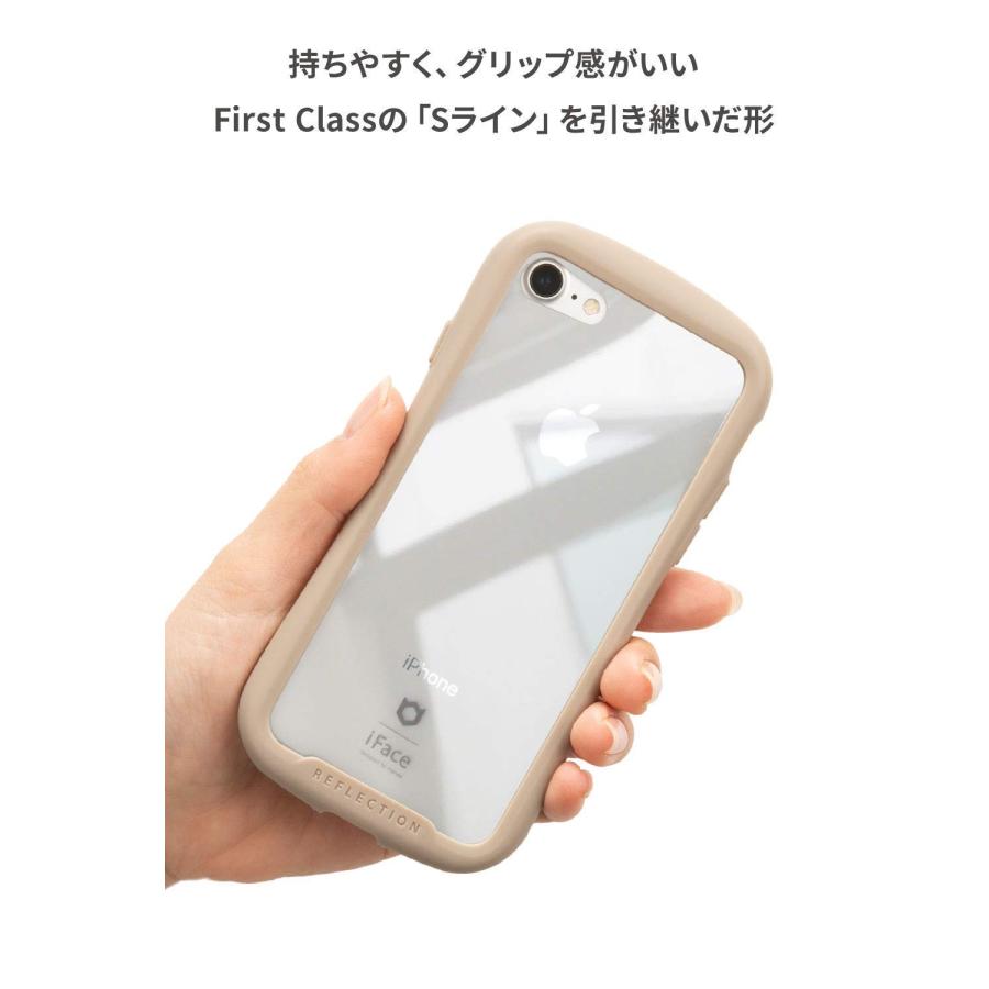 iFace Reflection iPhone SE(第3/2世代)/8/7 ケース クリア 強化ガラス (グレー)｜loandlu｜08