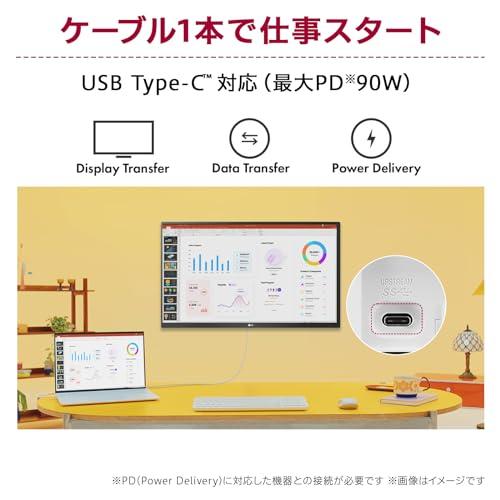 LG モニター ディスプレイ 32UQ850V-W 31.5インチ/IPS Black/4K