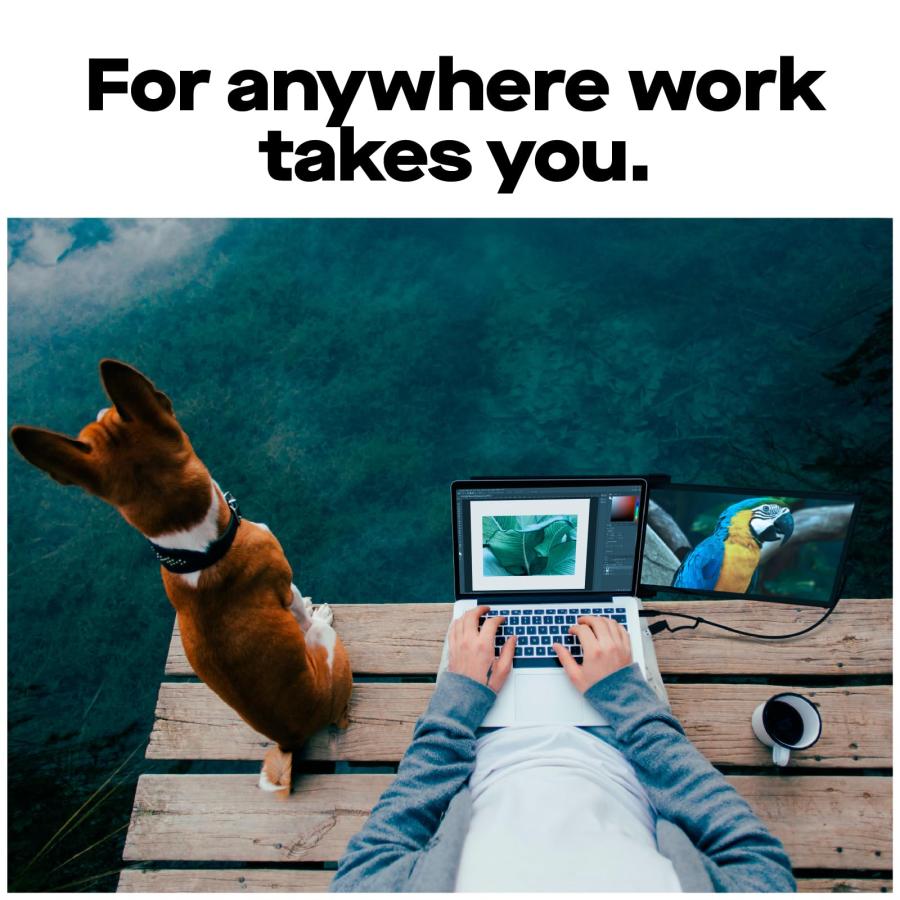 DUEX PLUS ポータブルモニター Amazon.com: Portable Monitor for Laptops, New Mobile Pixels