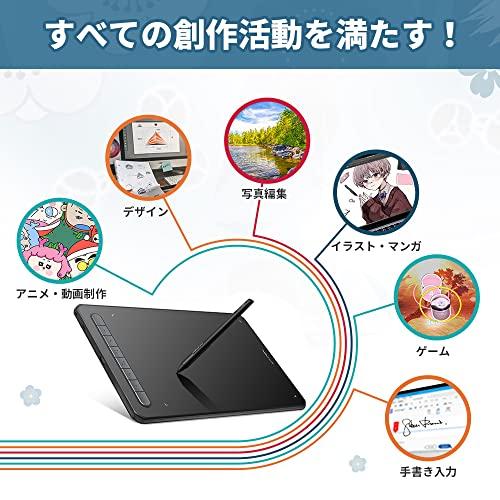 ワイヤレスタブ XPPen ペンタブ 板タブ 8x5インチ Bluetooth ワイヤレス接続