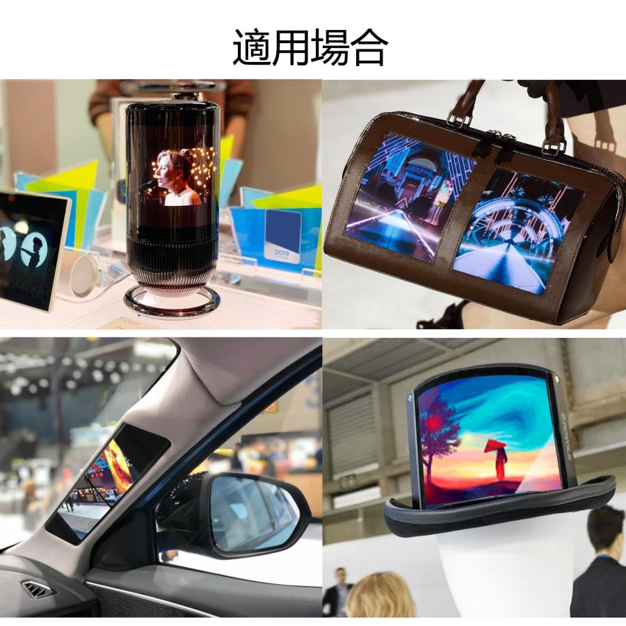 wisecoco 6インチ 2K OLED ディスプレイ フレキシブルモニター