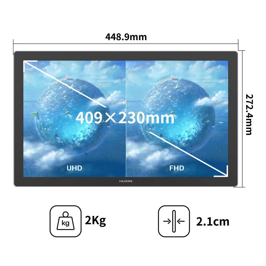 HUION 液タブ Kamvas Pro 19 4K UHD(3840*2160) 18.4型 液晶ペンタブレット ペン : 1320240711182139 : Lo&Lu - 通販 - Yahoo!ショッピング HUION 液タブ Kamvas Pro 19 4K UHD(3840*2160) 18.4型 液晶ペンタブレット ペン : 1320240711182139 : Lo&Lu - 通販 - Yahoo!ショッピング