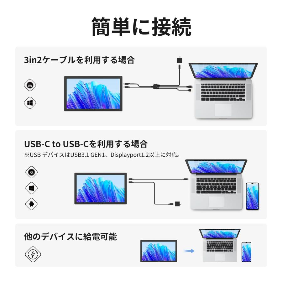 HUION 液タブ Kamvas Pro 19 4K UHD(3840*2160) 18.4型 液晶ペン HUION 液タブ Kamvas Pro 19 4K UHD(3840*2160) 18.4型 液晶ペン
