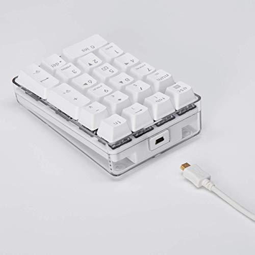 テンキー メカニカル 21キー キーボード有線 USB接続 5000万回高 テンキー メカニカル 21キー キーボード有線 USB接続 5000万回高