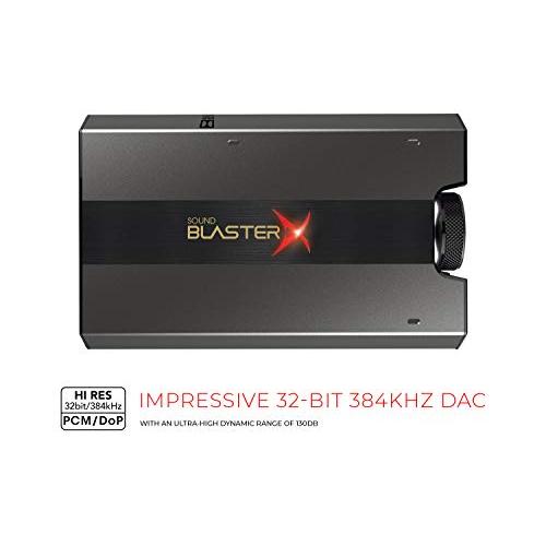 Creative G6 ポータブルDAC Sound BlasterX G6 (USB-C) 7.1 HD Gaming