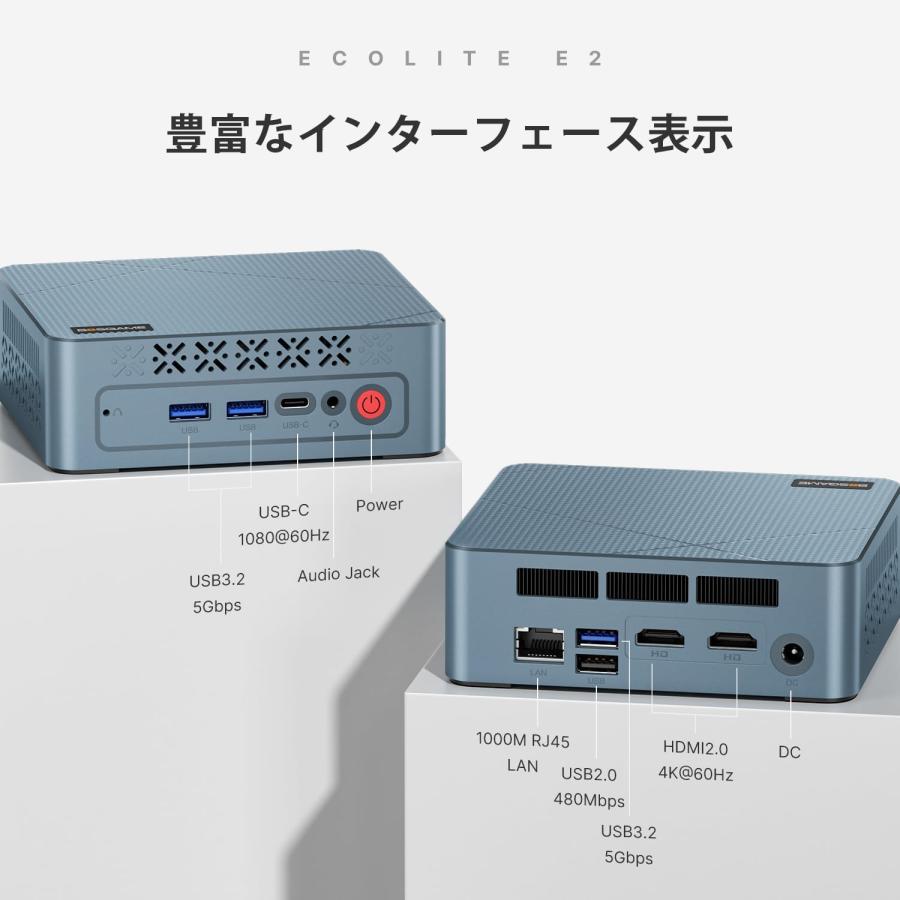 ミニPC BOSGAME E2 AMD Ryzen5 3550H 楽天市場】BOSGAME E2 ミニ PC Ryzen 5 3550H、16GB DDR4 RAM、512GB
