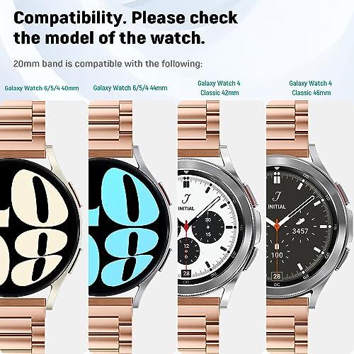 [VICARA] バンド Compatible with Galaxy Watch 6/5/4 44mm/40mm/Classic 46mm/42mm /43mm/47mm /pro 45mm バンド ギャラクシー ウォッチ4 バンド ス｜loandlu｜02