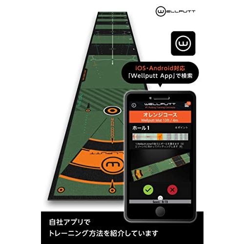 WELLPUTT ウェルパット ゴルフ パターマット WELLPUTT マット 4M 