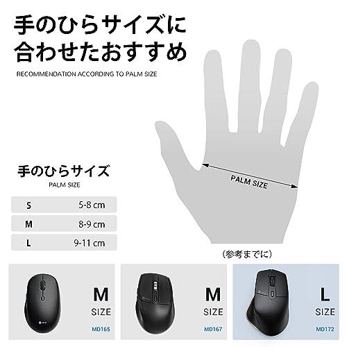 iClever ワイヤレスマウス bluetooth マウス 無線 充電式 マウス マルチペアリング type-c デュアルモード 2.4G 静音 5段階DPI 800/1200/1600/2000/2｜loandlu｜04