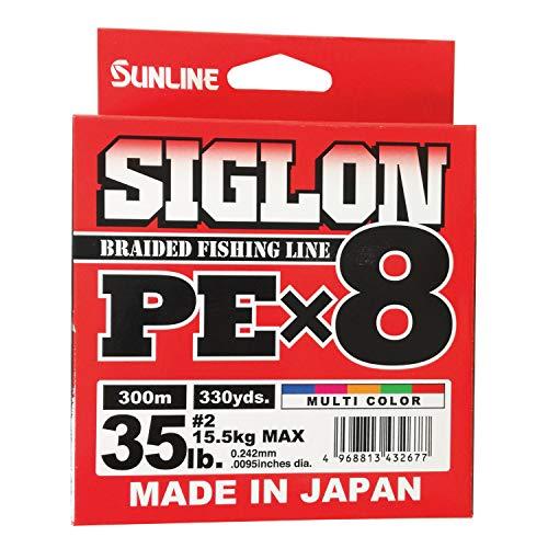 サンライン(SUNLINE) ライン シグロン PEx8 300m 5色 2号 35LB J｜loandlu｜02