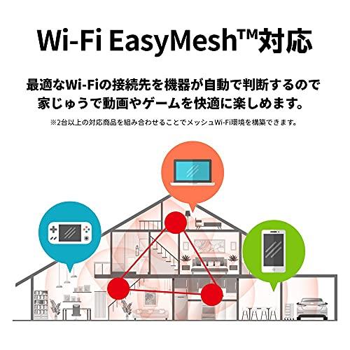 バッファロー WiFi ルーター 無線LAN Wi-Fi 6 11ax / 11ac AX3200 2401+800Mbps Easy Mesh 日本メーカー 【 iPhone 14 / 13 /｜loandlu｜06