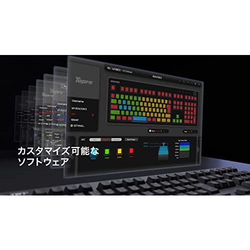 REALFORCE R3 キーボード ハイブリッド フル 45g 日本語配列 ホワイト R3HA21｜loandlu｜05