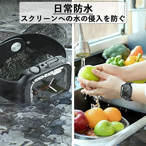 [Sunhel] コンパチブル Apple Watch アップルウォッチ用 ケース 2-in-1 防水ケース 全面保護カバー 対応 AppleWatch SE/SE2 Series6 Series5 Series4｜loandlu｜04