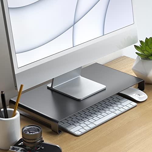 Satechi アルミニウム モニタースタンド (スペースグレイ)（iMac, MacBook, デスクトップ, ノートパソコンなど対応）｜loandlu｜05