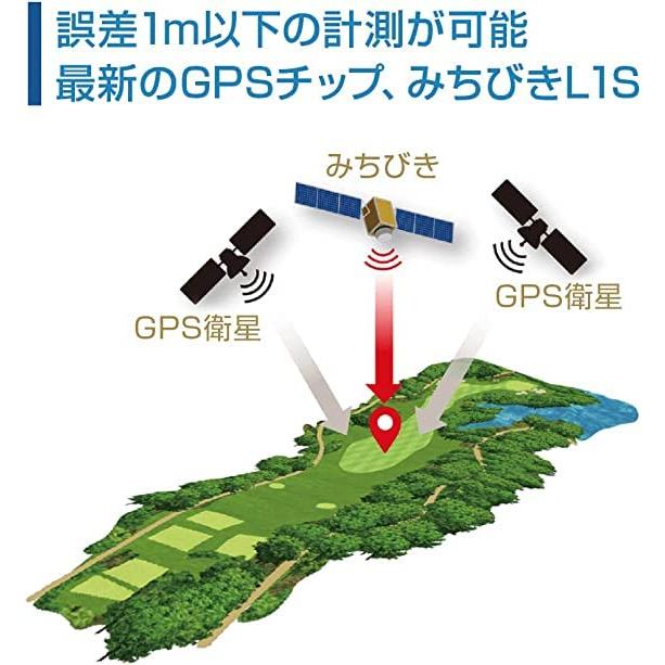 ShotNavi INFINITY(ショットナビ) BK 最新GPSチップ「M10」 グリーン形状 超軽量48g 日本製 GPSゴルフナビ ゴルフ距離計 ゴルフウォッチ 競技利用OK｜loandlu｜06