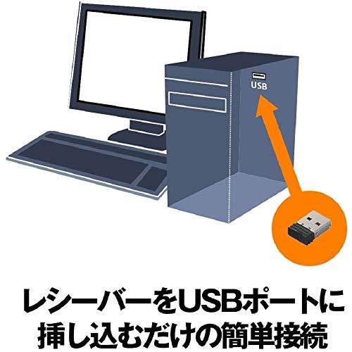 バッファロー BUFFALO ワイヤレス 無線 フルキーボード 高耐久 電池長持ち リモート テレワーク 疲れにくいデザイン 簡単接続 安心サポート BSKBW125｜loandlu｜05