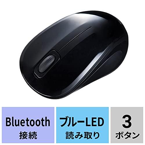 サンワサプライ 抗菌・静音BluetoothブルーLEDマウス（ブラック） MA-BBSK315BK｜loandlu｜02