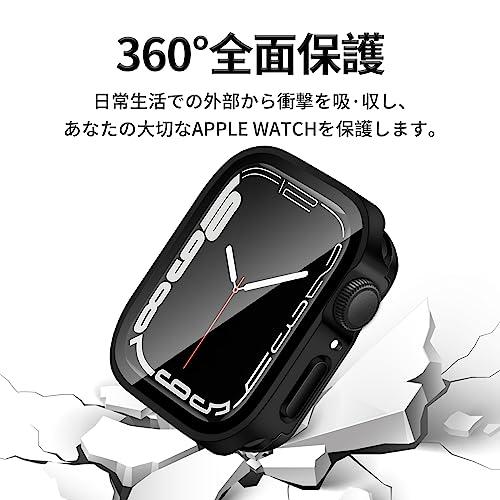 Apple Watch ケース 44mm Series SE2/SE/6/5/4 対応 アップルウォッチ カバー 強化ガラス IP68 水泳・スポーツ専用 360ど度 防水ケース｜loandlu｜05