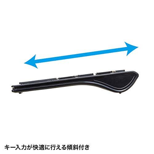 サンワサプライ ワイヤレス スリムキーボード USB接続 日本語配列 112キー パンタグラフ ブラック SKB-WL33BK｜loandlu｜05